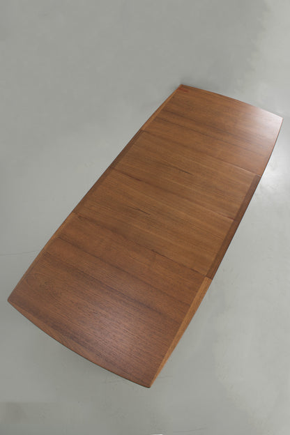 Vintage uittrektafel eiken